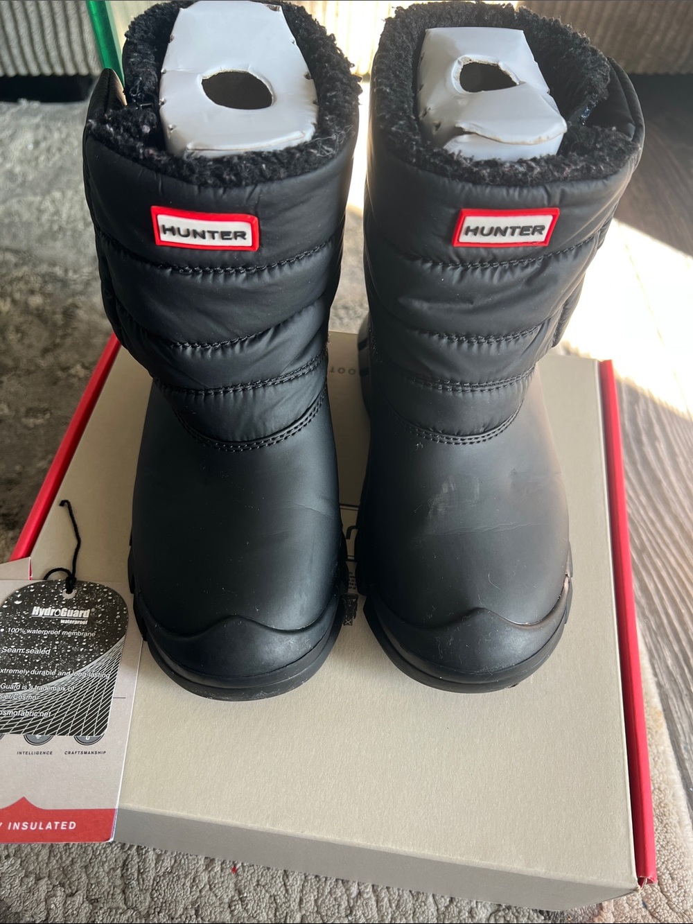 Hunter intrepid kids snow boots size UK 11